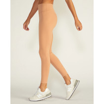 High waist nude feeling no front seam yoga leggings nylon spandex ankle leggings