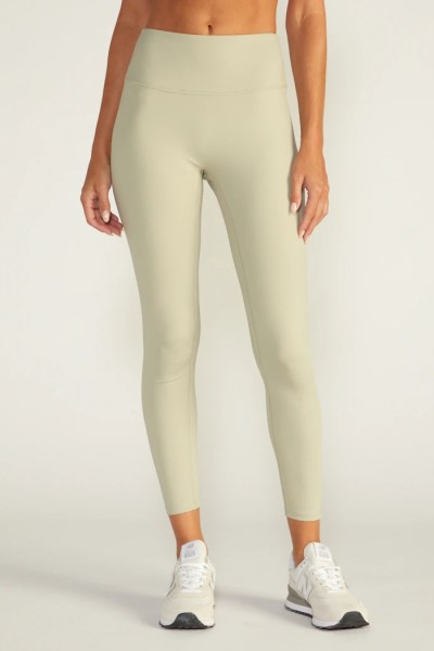 High waist nude feeling no front seam yoga leggings nylon spandex ankle leggings