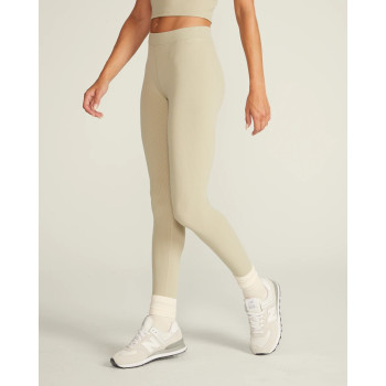 High waist rib leggings athleisure style yoga leggings