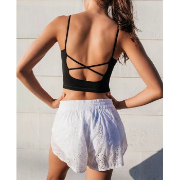 Women Longline Full Coverage Sports Bras Medium Impact Padded Workout Crop Tops for Yoga Gym