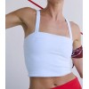 Sports Bra for Women Longline Full Coverage Sports Bras Medium Impact Padded Workout Crop Tops for Yoga