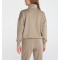 Women's half zipper drop shoulder sweatshirts cozy fit hoodies