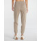 Adjustable waist cotton joggers with side pockets cozy fit running track pants