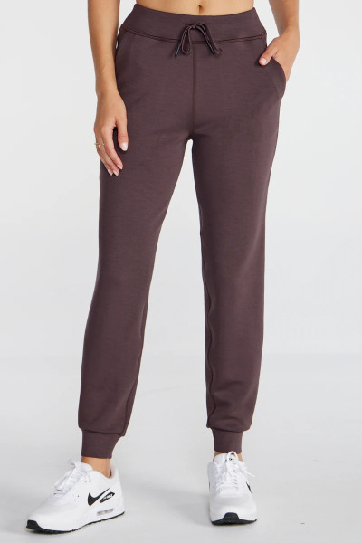 Adjustable waist cotton joggers with side pockets cozy fit running track pants