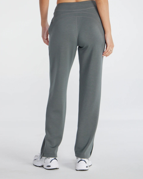 Adjustable waist wide leg jogger pants with side pockets