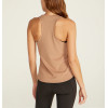 Quick dry scoop neck fitness vests with racerback design