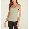 Quick dry scoop neck fitness vests with racerback design
