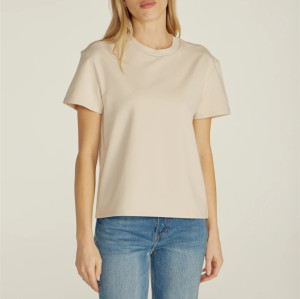 Women's relaxed fit crew neck short sleeve tees basic style sports t shirts