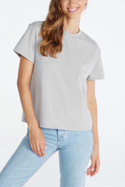 Women's relaxed fit crew neck short sleeve tees basic style sports t shirts
