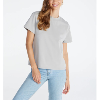 Women's relaxed fit crew neck short sleeve tees basic style sports t shirts