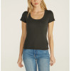 Women's fitted scoop neck short sleeves t shirts
