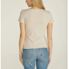 Women's fitted scoop neck short sleeves t shirts
