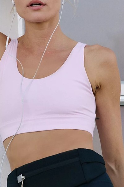 Sports Bra for Women ,Medium Support Criss Cross Strappy Bras , High Impact Yoga Exercise Athletic Bras