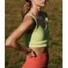 Racerback Sports Bras Padded Racer Back Cropped Bras for Yoga Workout Fitness Low Impact