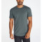 Men's lightweight crew neck t shirts with curvy hem basic style short sleeve tees