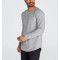 Long sleeve cotton shirts for men athleisure style sports tees