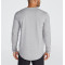 Long sleeve cotton shirts for men athleisure style sports tees