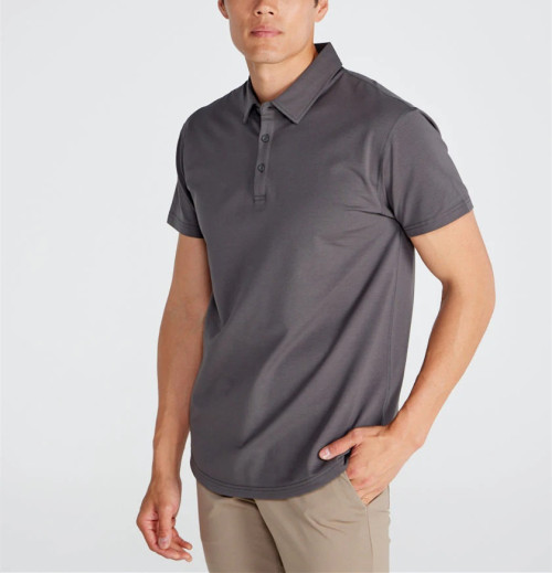 Men's lightweight short sleeve polo shirts