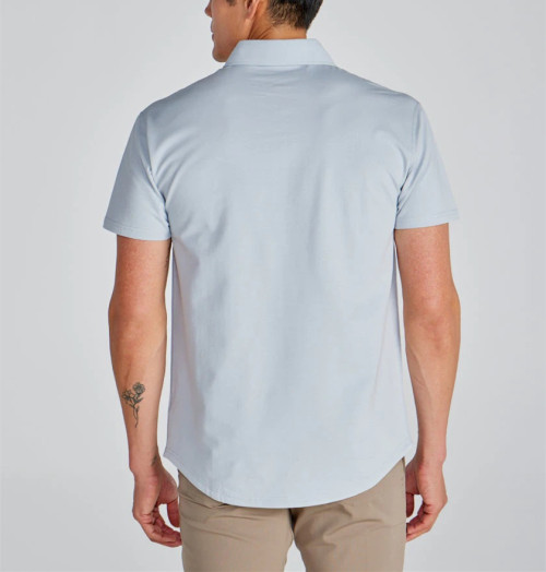 Men's lightweight short sleeve polo shirts