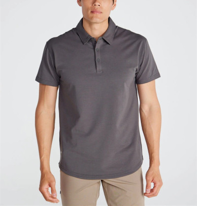 Men's lightweight short sleeve polo shirts