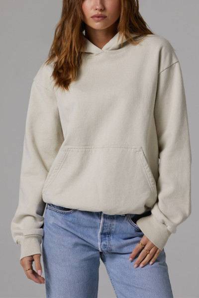 Women's oversized heavyweight cotton hoodies with kangaroo pockets