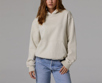 Women's oversized heavyweight cotton hoodies with kangaroo pockets