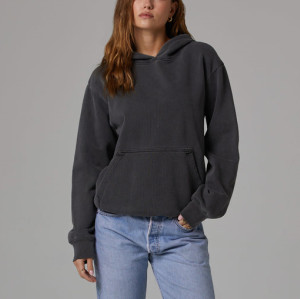 Women's oversized heavyweight cotton hoodies with kangaroo pockets
