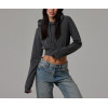 Cotton fleece cropped hoodies blank pullover sweatshirts with hood