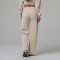 Elastic waist wide leg lounge pants for women cotton sweatpants