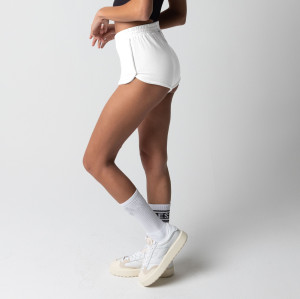 Women's high quality side split modal running shorts with pockets
