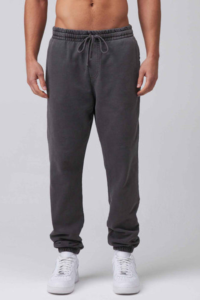 Men's heavy weight jogger pants with adjustable drawstrings