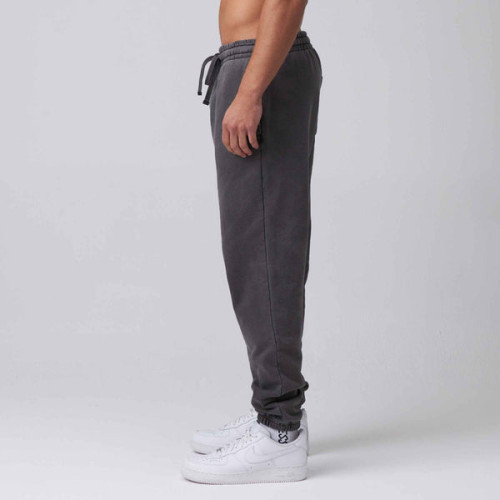 Men's heavy weight jogger pants with adjustable drawstrings