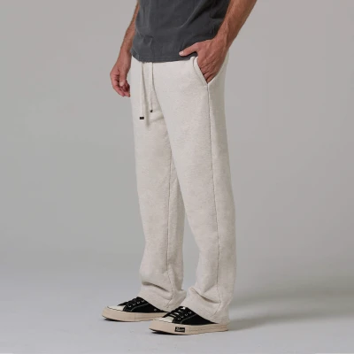 Men's new straight leg sweatpants with side pockets