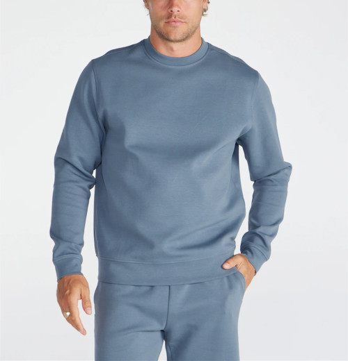 Men's crew neck relaxed fit sweatshirts classic style pullovers