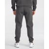 Elastic waist men's cotton joggers with zipper pockets