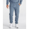 Elastic waist men's cotton joggers with zipper pockets
