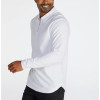 Quarter zip cotton polos for men long sleeve lightweight shirts