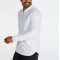 Quarter zip cotton polos for men long sleeve lightweight shirts