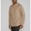 Men's hooded long sleeve shirts regular fit moisture wicking tees