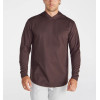 Men's hooded long sleeve shirts regular fit moisture wicking tees