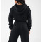 Cotton fleece zip hoodies for women high quality hooded jackets
