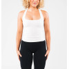 Women's lightweight square neck tank top with racerback design