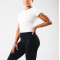 Women's short sleeve baby tee athletic fit sports tees
