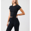 Women's short sleeve baby tee athletic fit sports tees