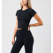 Women's short sleeve baby tee athletic fit sports tees