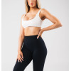 2025 new square neck supportive sports bra high impact fitness bralette with removable paddings