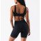 2025 new square neck supportive sports bra high impact fitness bralette with removable paddings