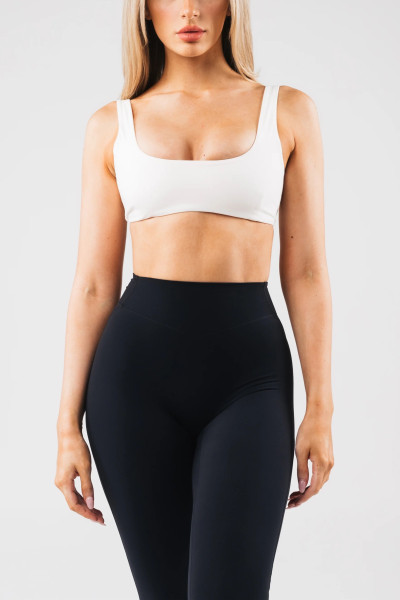 2025 new square neck supportive sports bra high impact fitness bralette with removable paddings