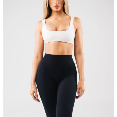 2025 new square neck supportive sports bra high impact fitness bralette with removable paddings