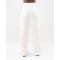 Rib waist flared pants for women cotton fleece bell bottomed sweatpants